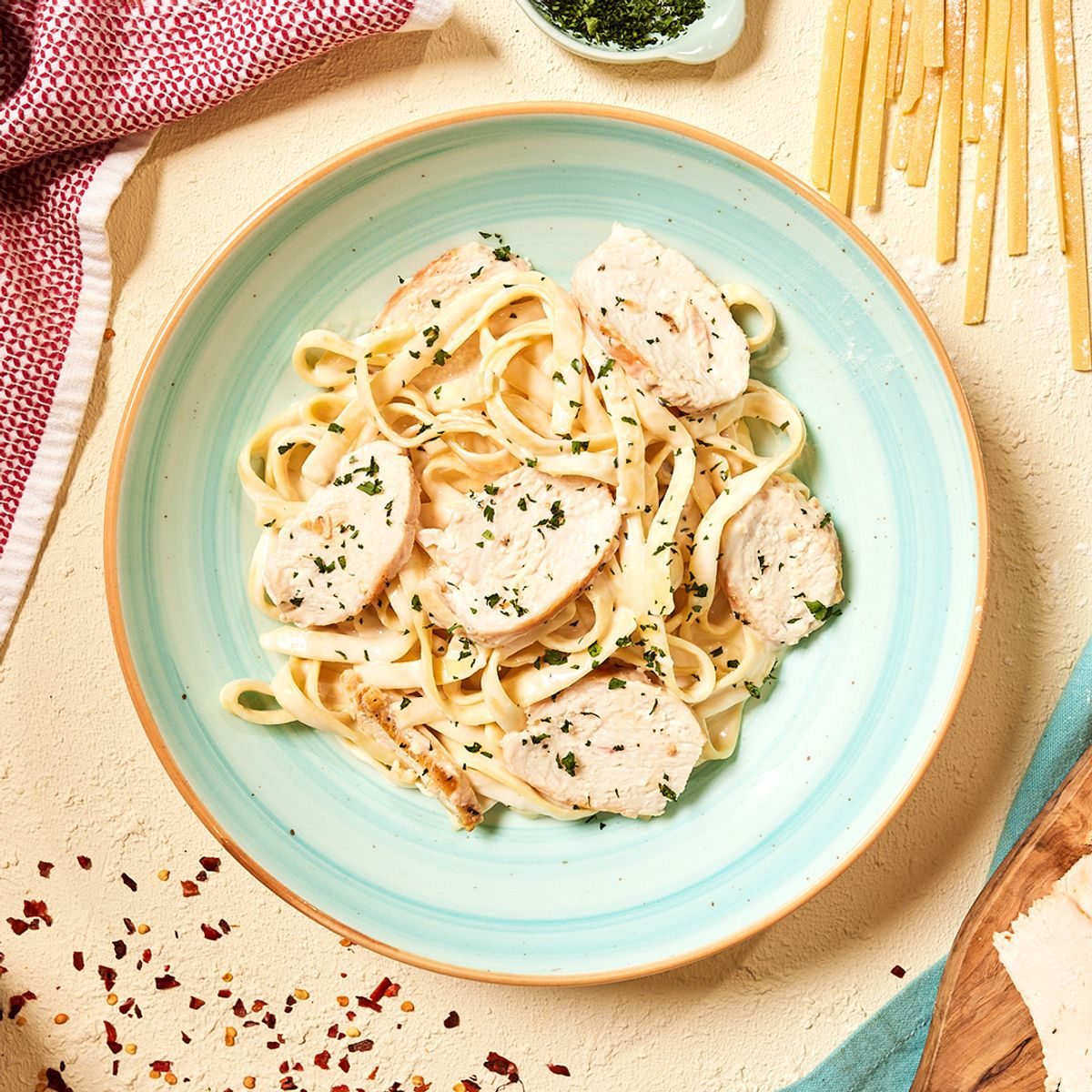 ALFREDO POLLO PORC COMPL