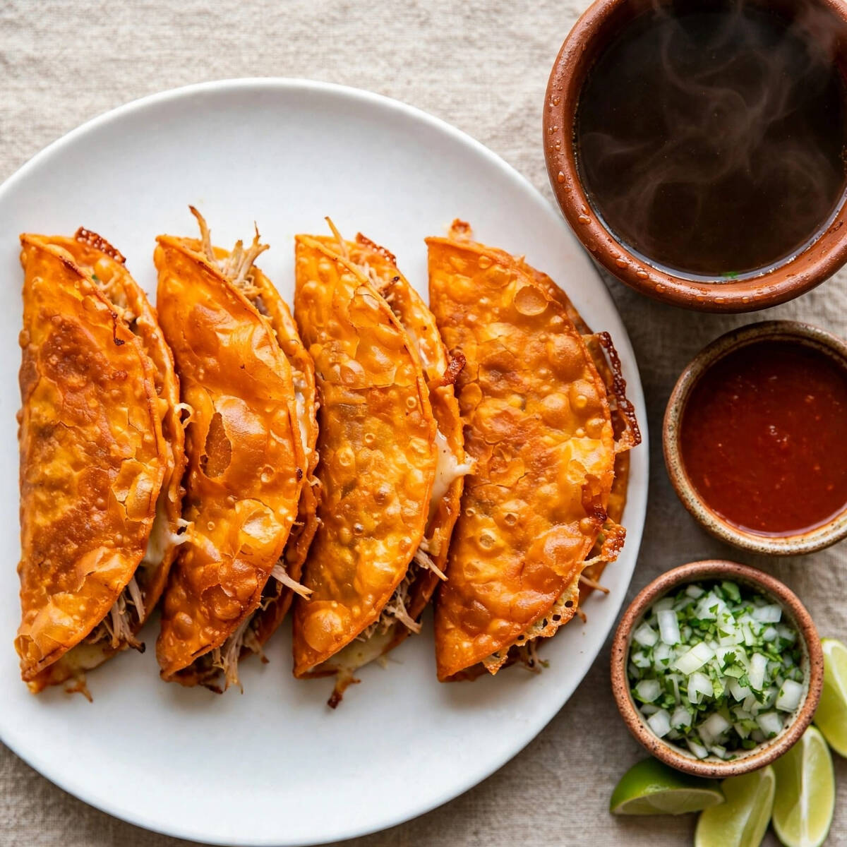 4 Tacos Esp+ Consome Individual