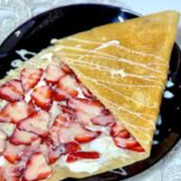 Crepa de Lechera con Philadelphia y Fresa
