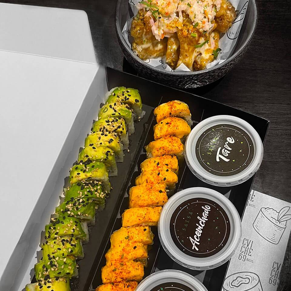 Makis por 24 y 6 Alitas