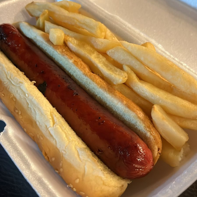 Hot Gog 1/4 de Libra de Costco CON PAPAS
