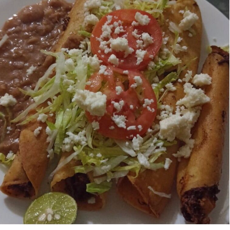 Flautas de carne