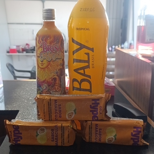 1 garrafa de busca brisa + 2 baly 2L + 3 gelos