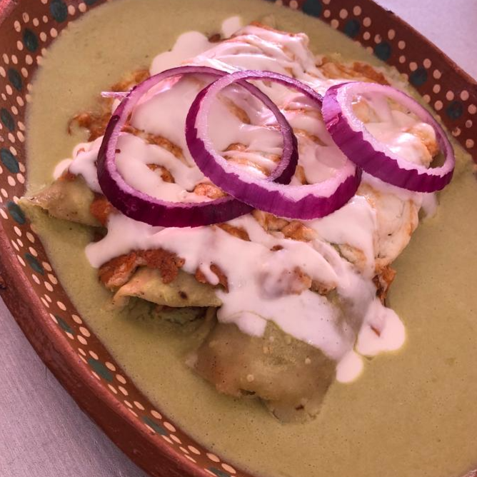 Desayuno Enchiladas Siuzas