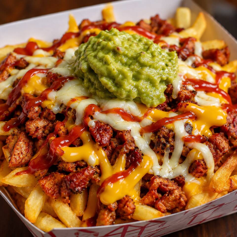 Papas con Adobada