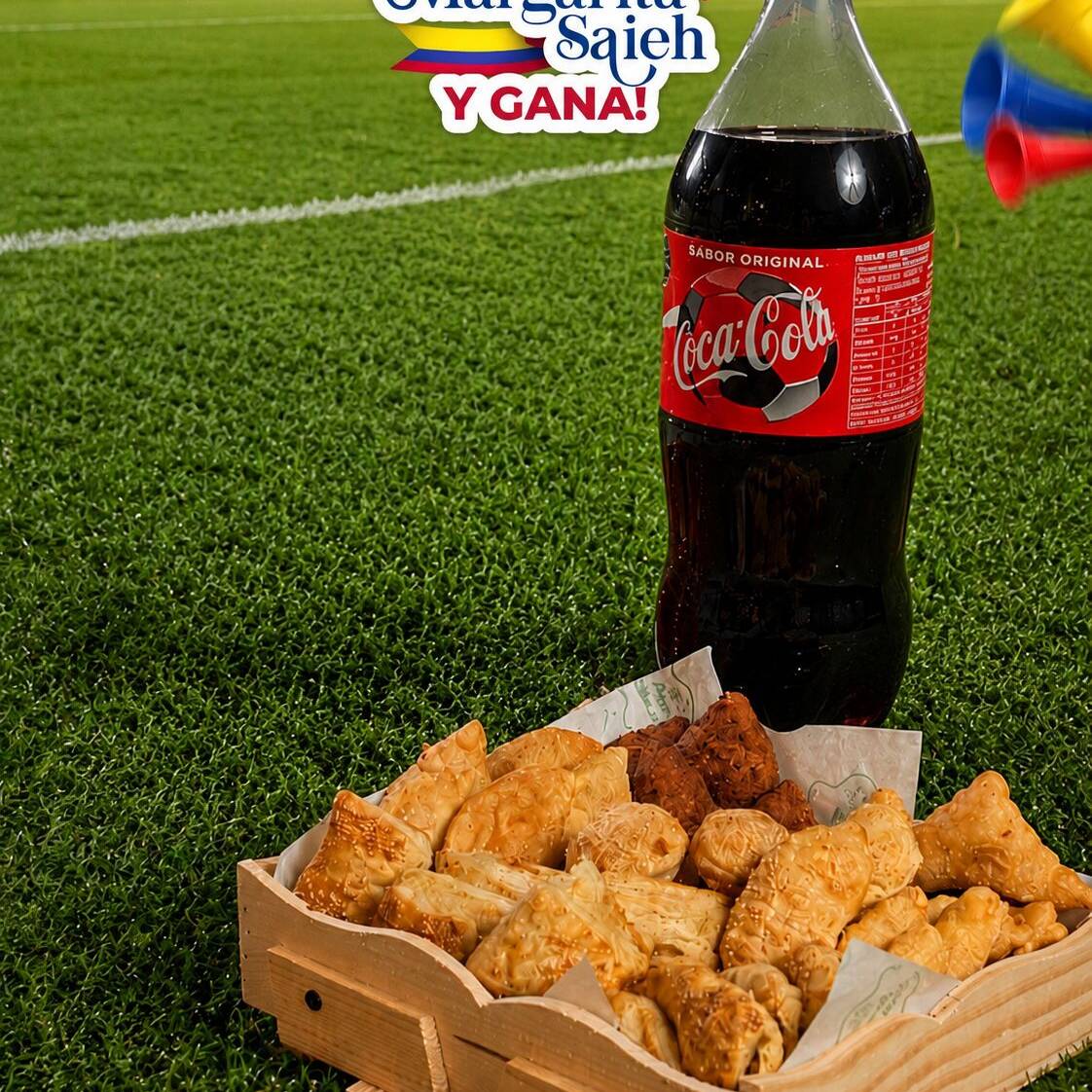 Combo 30 Picadas Marguies + Coca Cola de 1.5lt