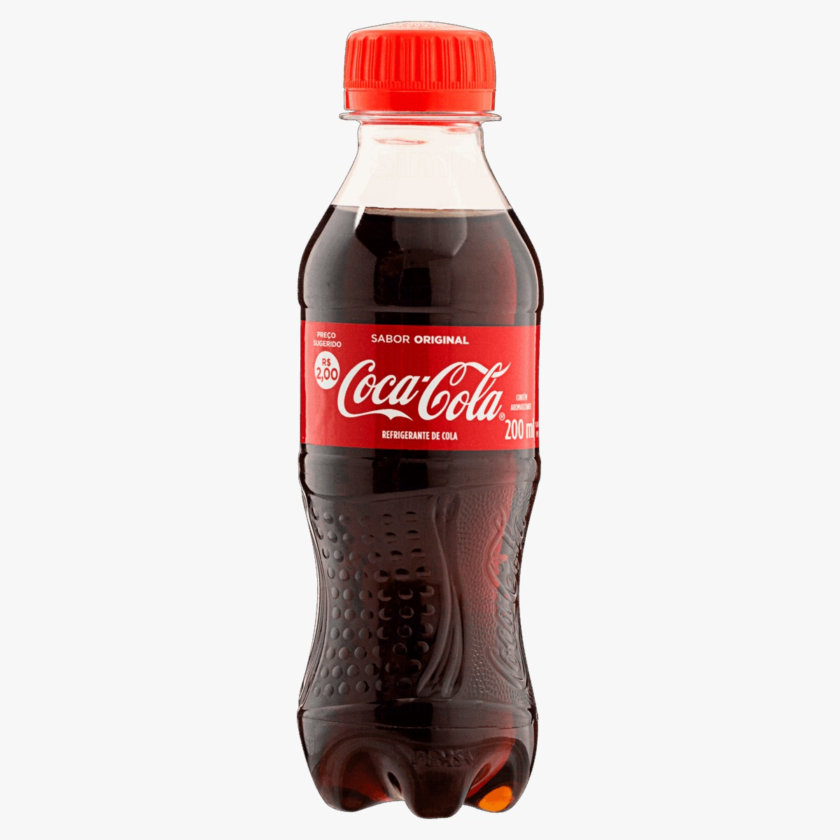Refrigerante coca cola - garrafa 200ml.