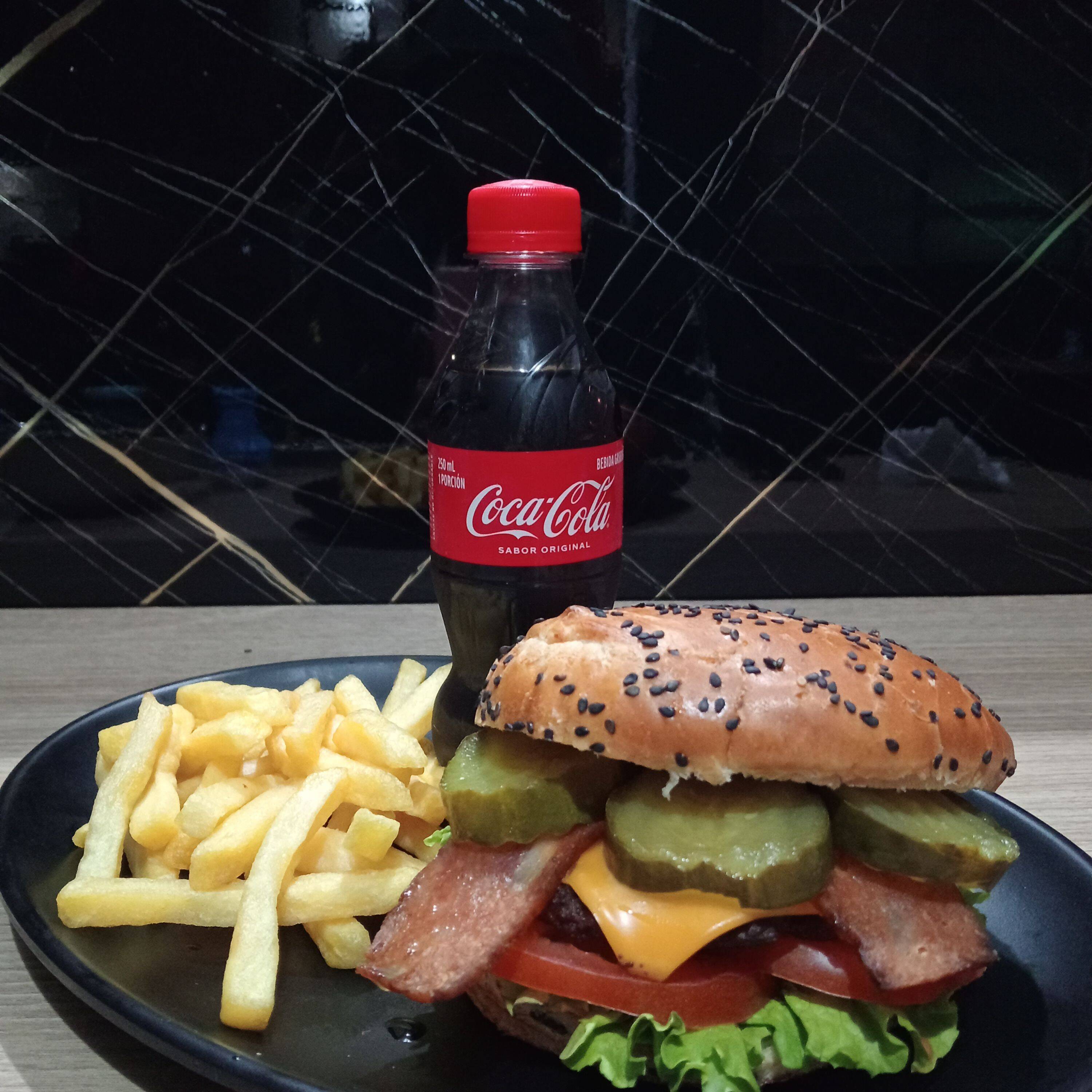 Combo Hamburguesa Bacon