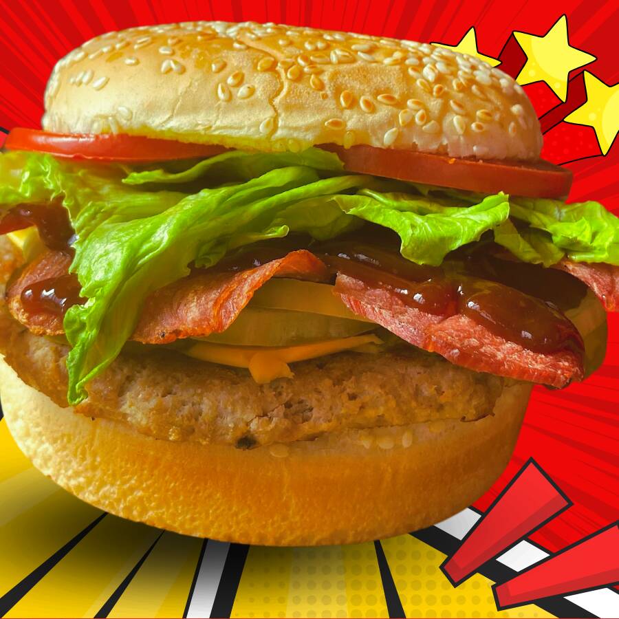 Hamburguesa Tocino BBQ