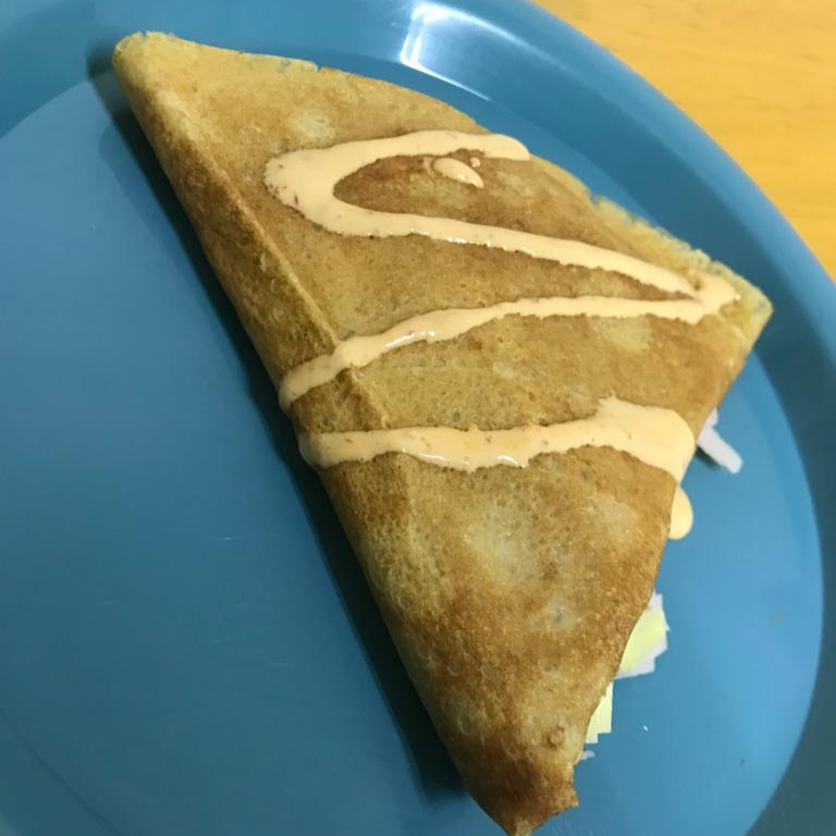 Crepa Queso Manchego y Champiñones