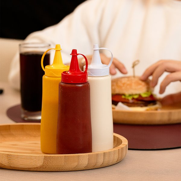 Molho verde, ketchup, barbecue ou billy jack