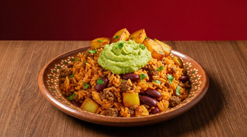 Calentado carne a la criolla