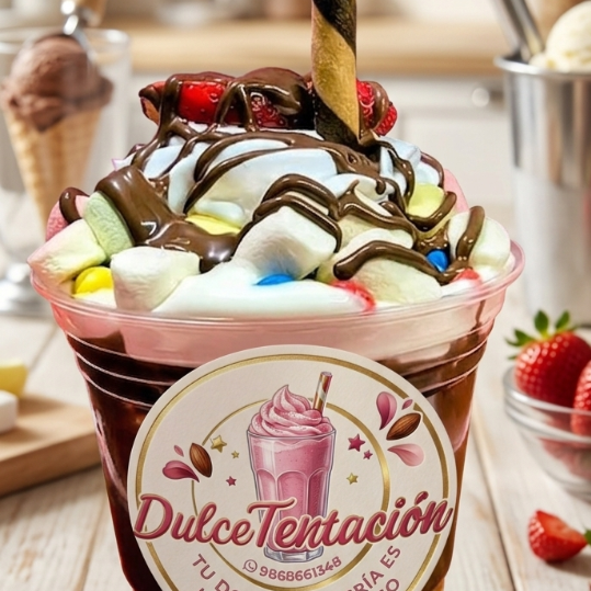Fresas con Crema Mediano 10 oz