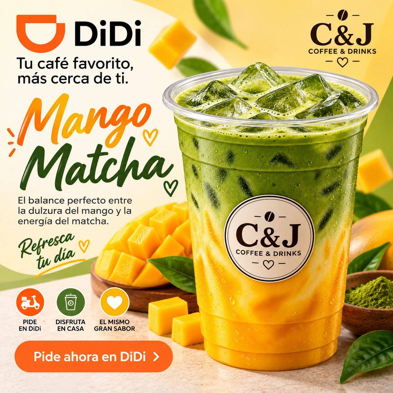 Latte Matcha Mango