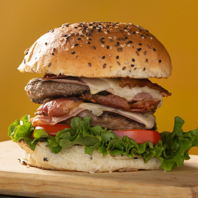 Hamburguesa DOBLE DOBLE