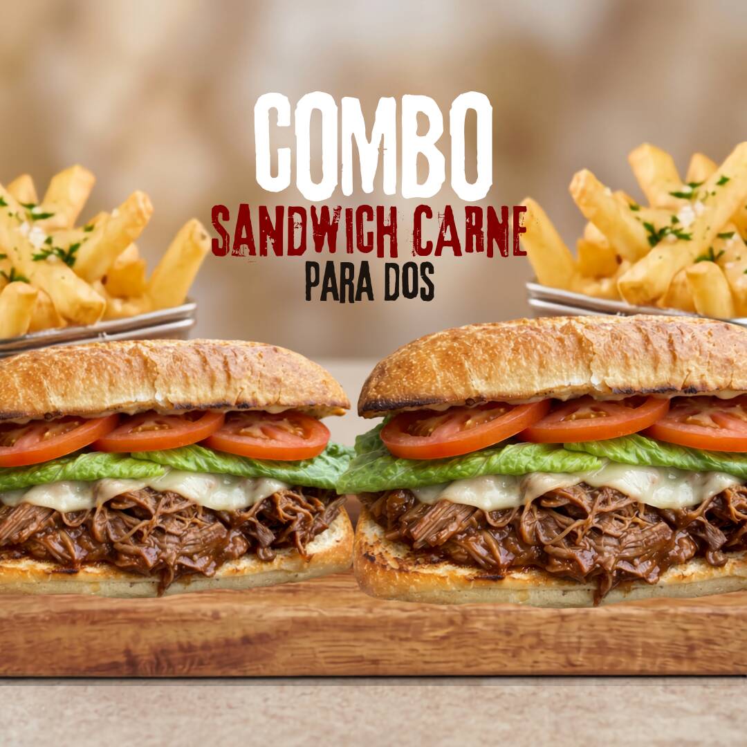 Combo Sandwich Carne para Dos
