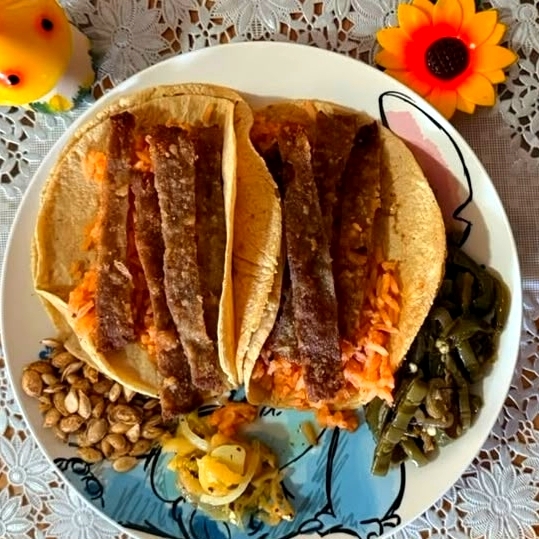 Taco de Milanesa de Res