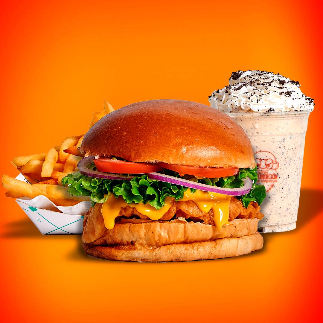 COMBO KRUNCHY BUN CON PAPAS Y MALTEADA