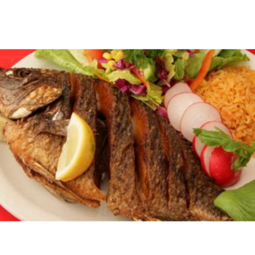 Mojarra Negra Frita Grande