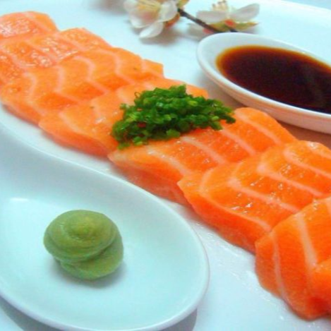 Sashimi de salmon
