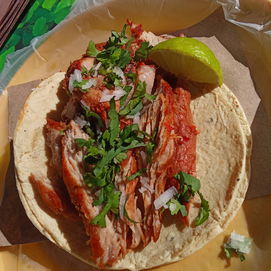 Taco Maciza de Barbacoa de Cerdo