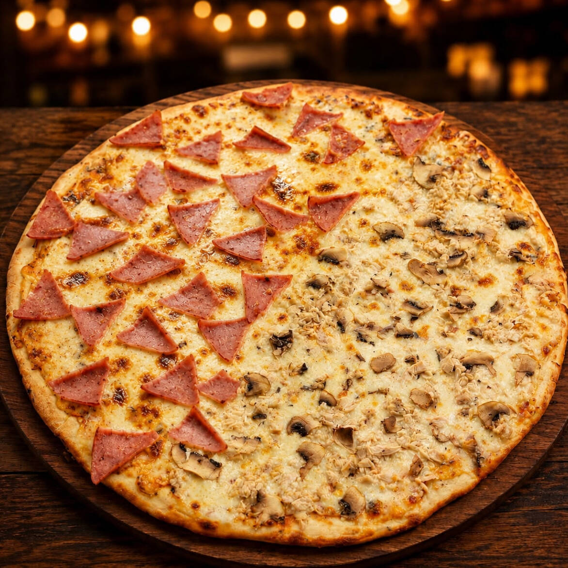 ︎Pizza Extra Grande 10 Porciones 50% OFF⭐