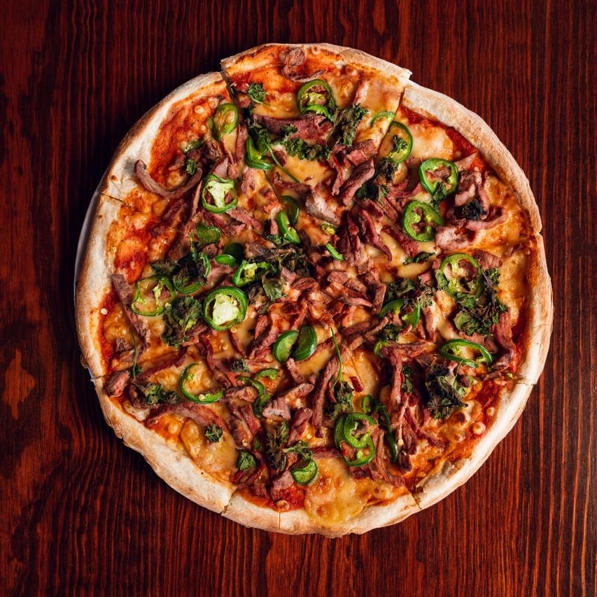 PIZZA DE ARRACHERA