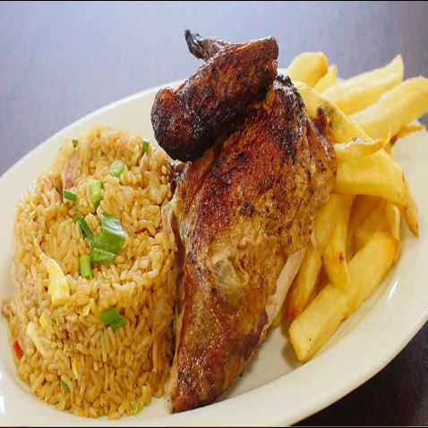 Combo Mostrito: 1/4 Pollo a la Brasa con Chaufa