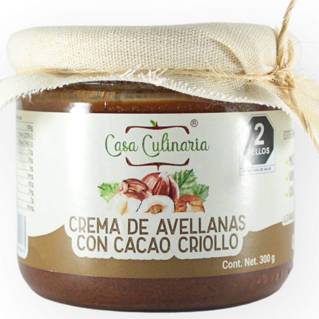 Crema de Avellana con Cacao Oaxaqueño