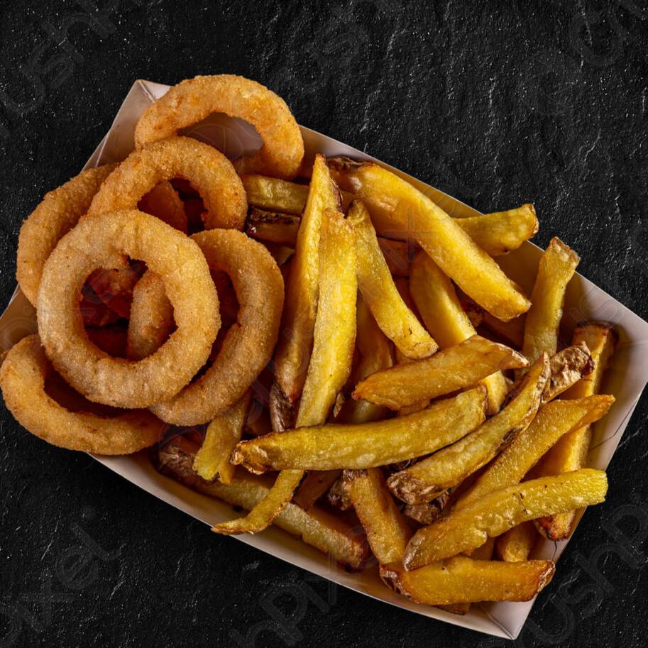 Combo Aros de Cebolla y Papas