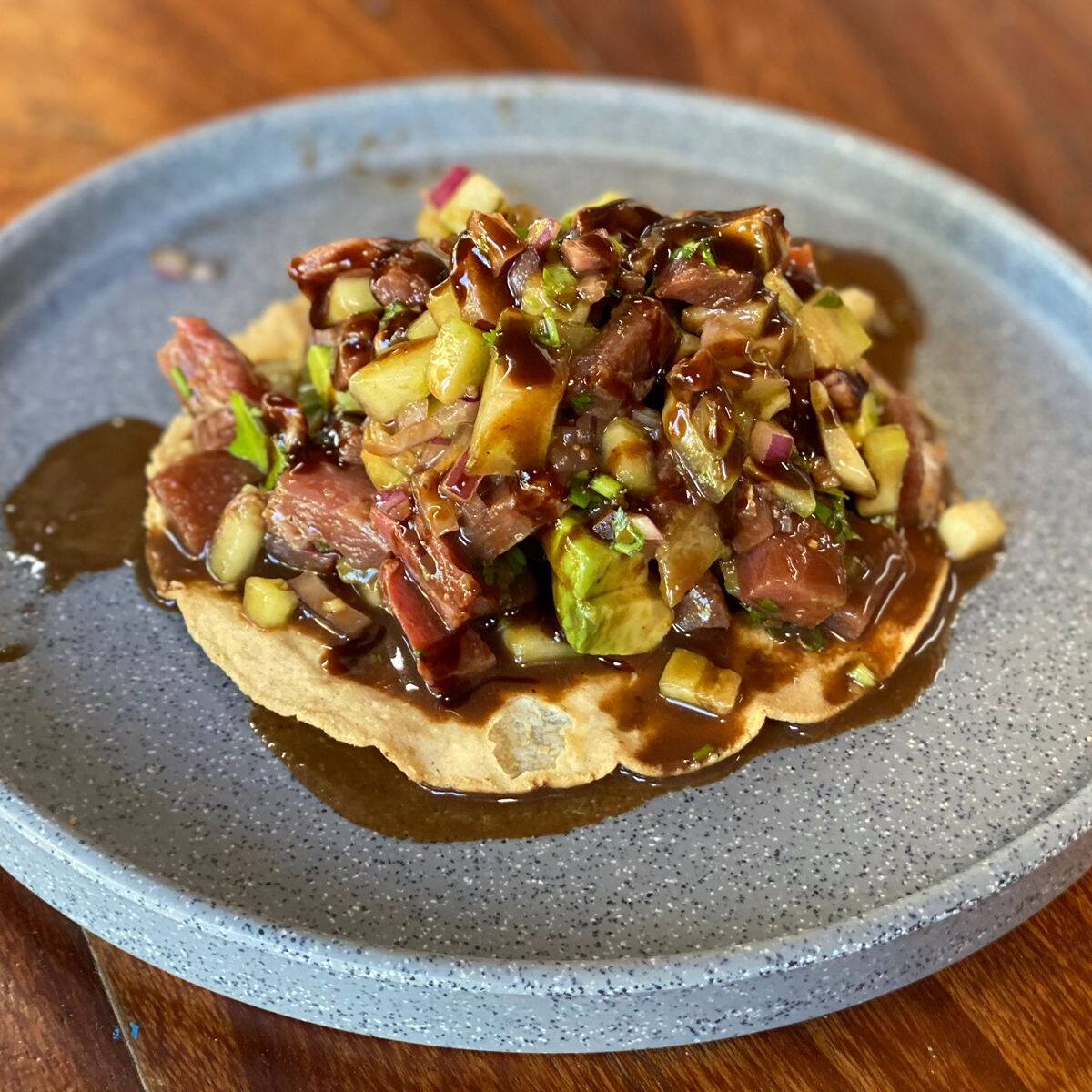 Tostada de Ceviche de Atún