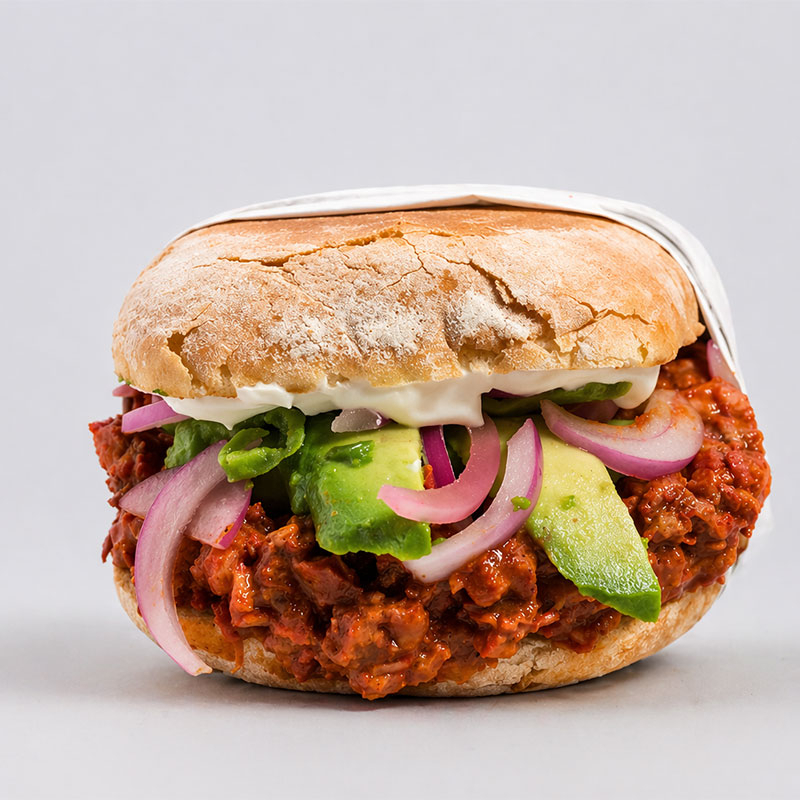 Torta de Cochinita Pibil