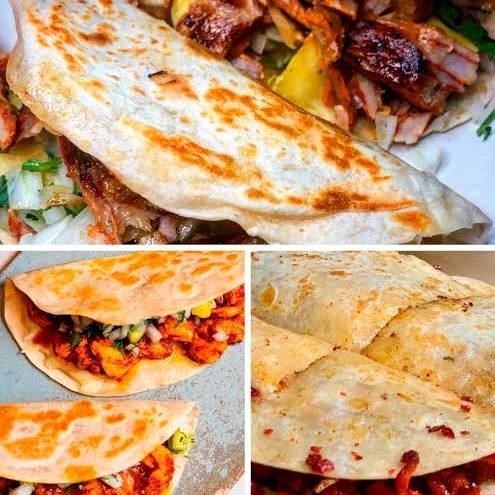 Quesadilla al Pastor de Harina