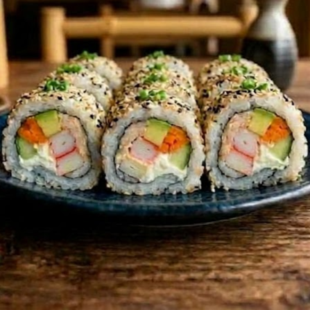 SUSHI URAMAKI DE SURIMI.
