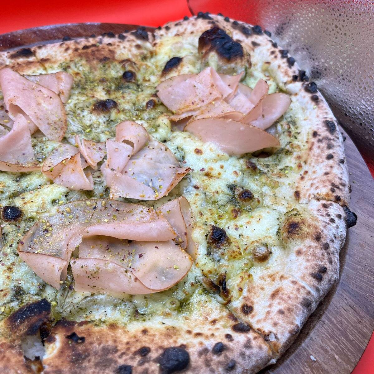 Pizza al Pesto Pistache