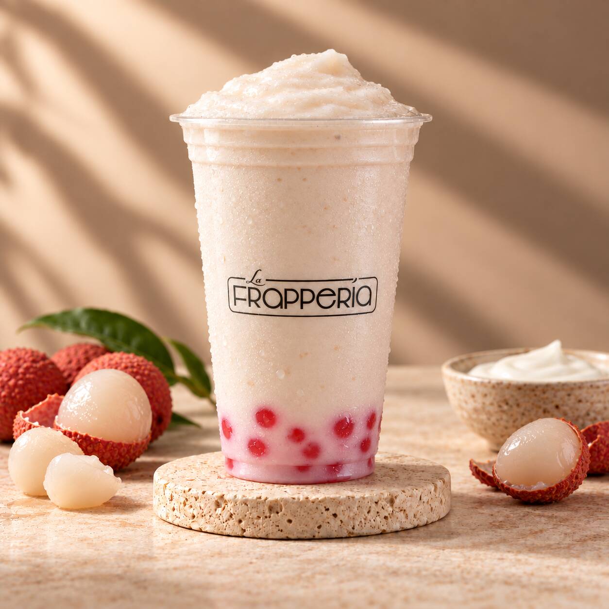 Frapé Lichi Yogurt 16 Oz