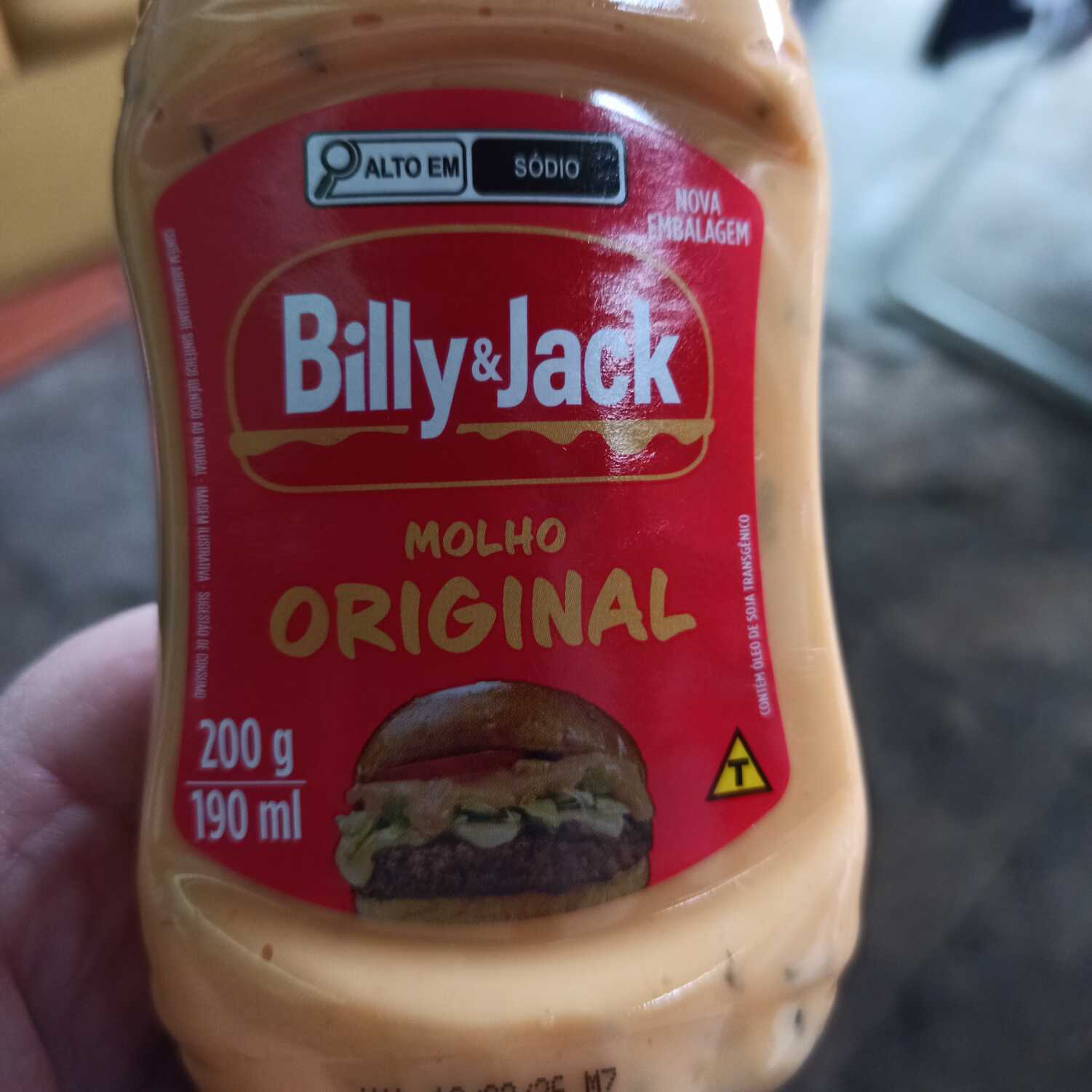 Molho Billy & Jack original 200g