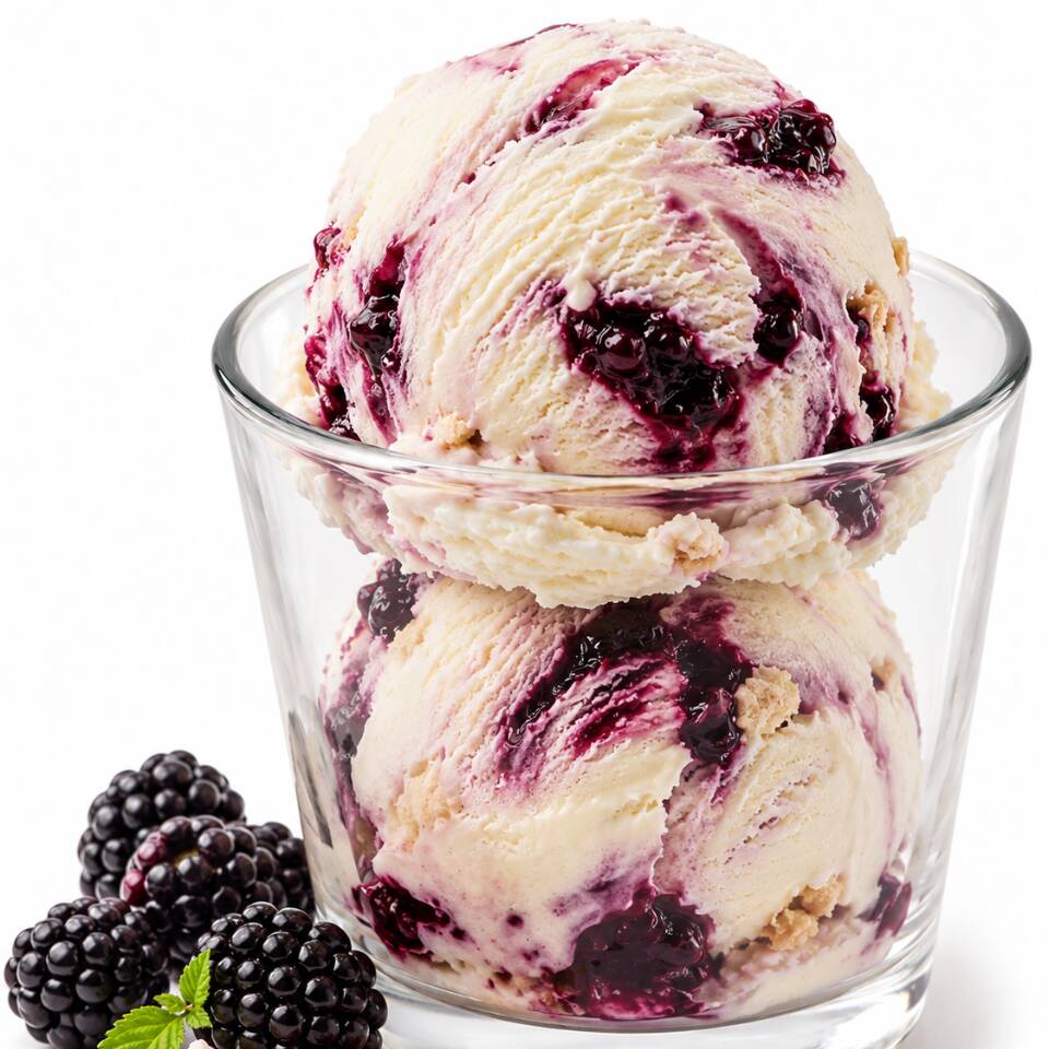 Helado queso con Zarzamora 1L