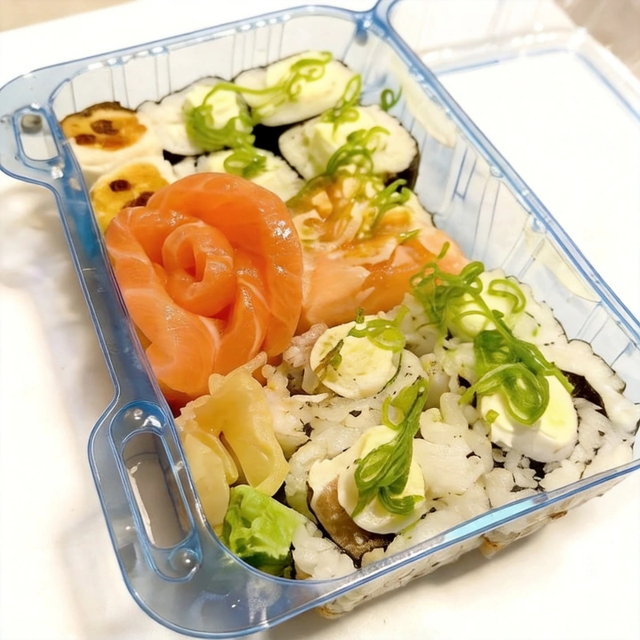 4 Sashimi De Salmão 4 Huramaki Variados 4 Hossomaki Variados 2 Niguiri Variados 2 Gunkan Variados