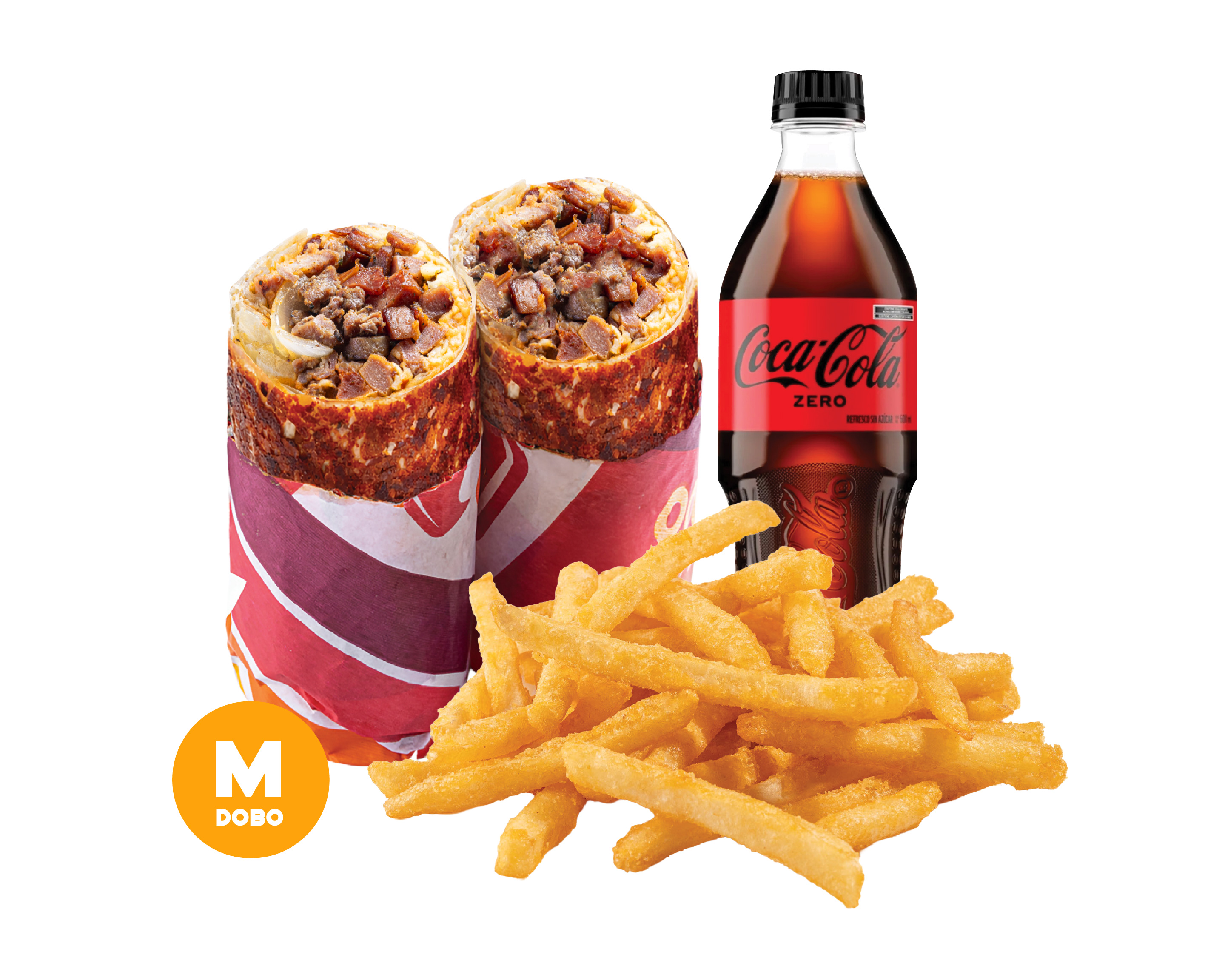 Burrito Mix Asada Combo Coca-Cola