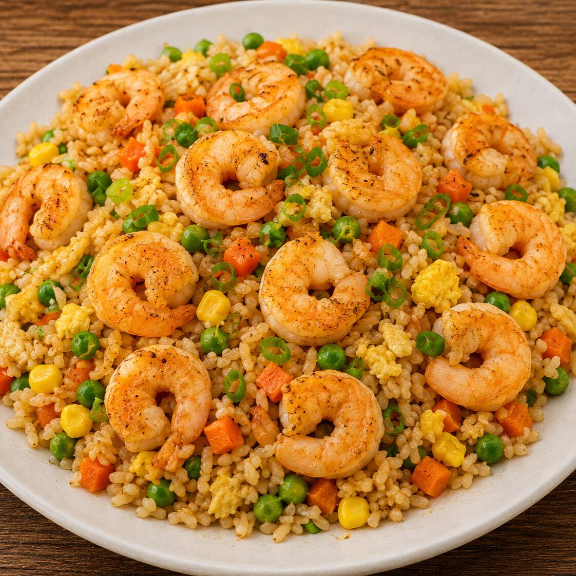 Arroz Frito con Camaran 12 Piezas