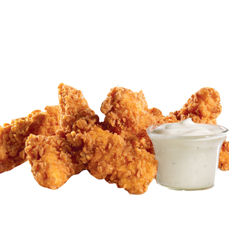 Tenders de Pollo Crujiente con Salsas a Tu Elecció