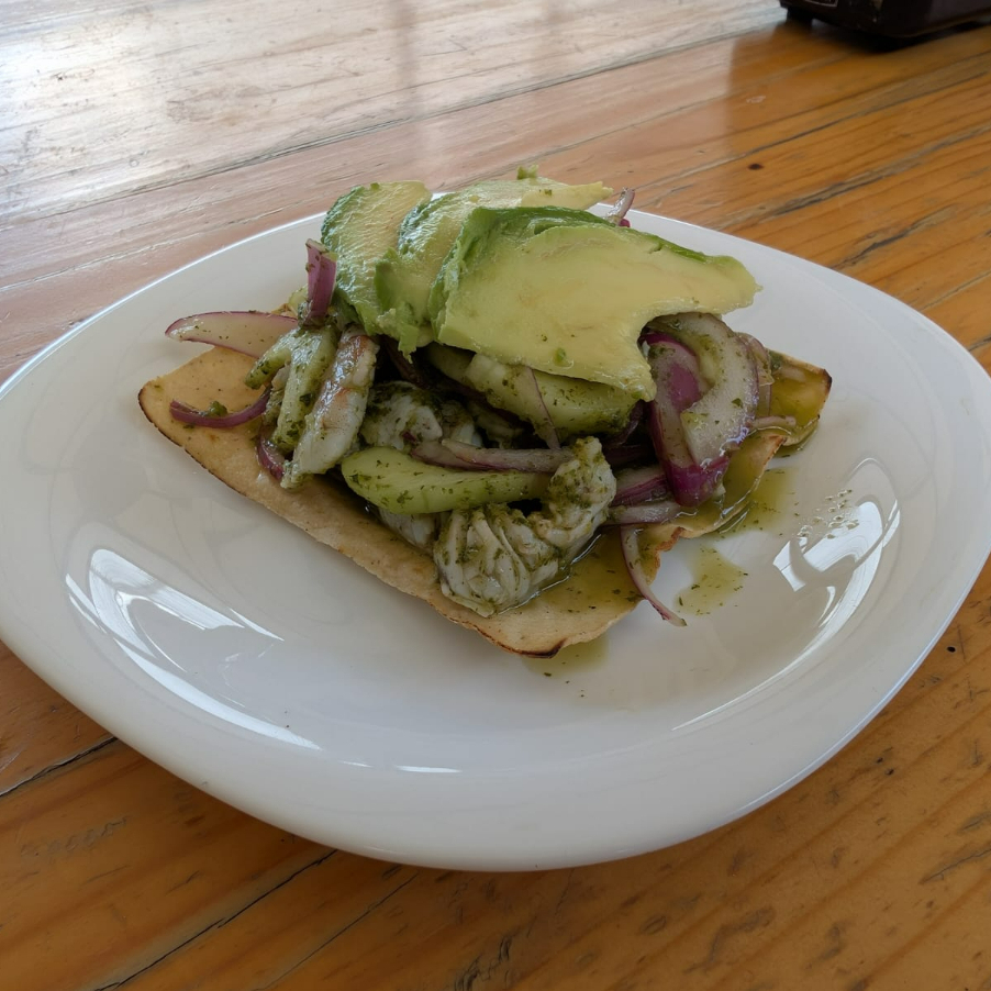Tostada de Aguachile