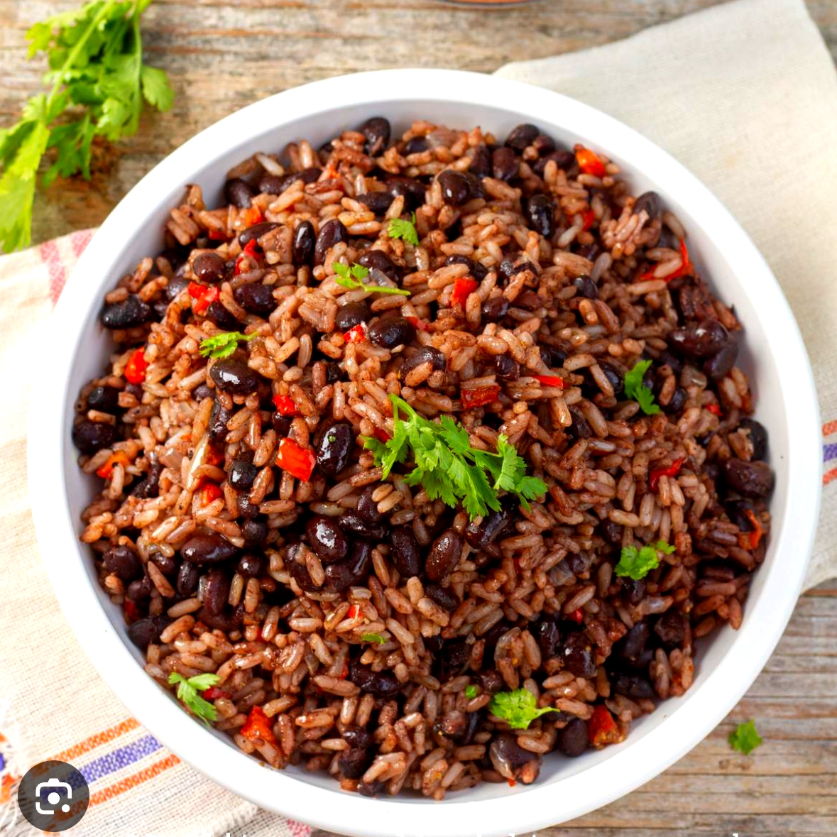 Entero Arroz Tico (Pinto con tocineta)
