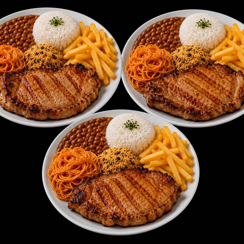 COMBO FAMILIA: 3 Quentinhas de Carre completo na promoção para você e sua família deliciar nosso saboroso Carre, temperado no limão pepper e limão siciliano com alho.