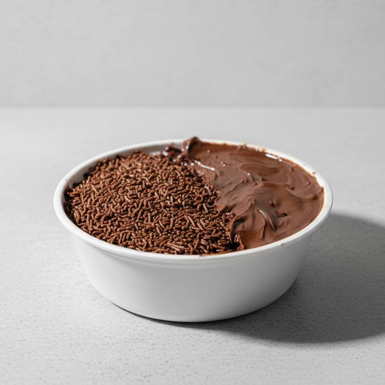 Uma combinação clássica e irresistível! São 1 litro de açaí cremoso acompanhado de delicioso brigadeiro e granulado de chocolate, trazendo ainda mais sabor e textura a cada colherada. Perfeito para os amantes de chocolate que não abrem mão de uma sobremesa gelada e cheia de sabor!