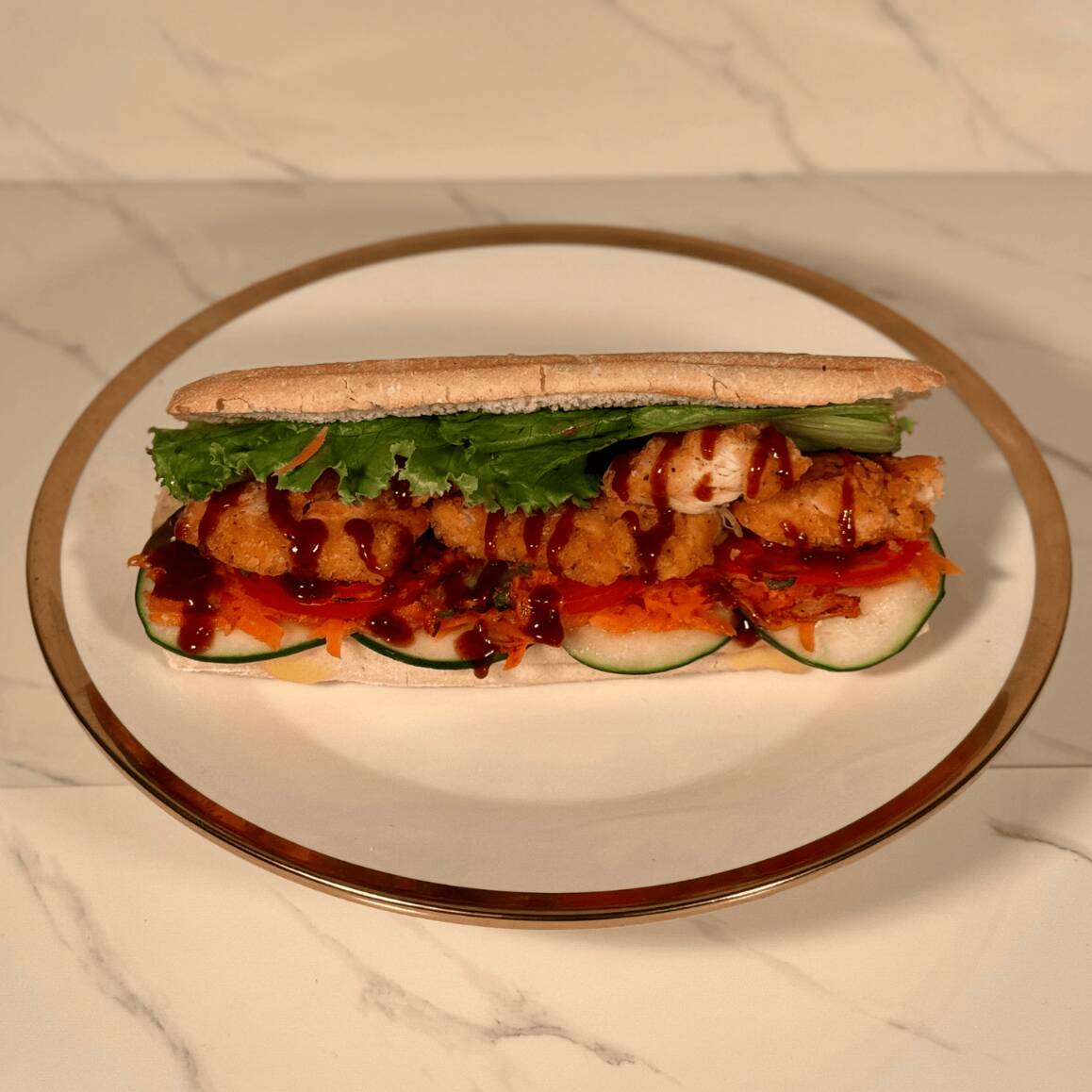 Chapata Chicken Tenders y BBQ