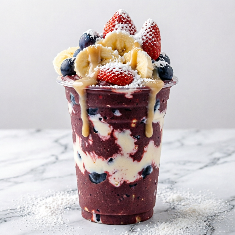 Açaí em Camadas
Monte seu açaí do seu jeitinho! Escolha os ingredientes que deseja e nós montamos em camadas, deixando cada colherada ainda mais saborosa .