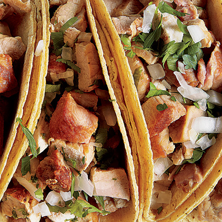 Taco Blando De Carnitas