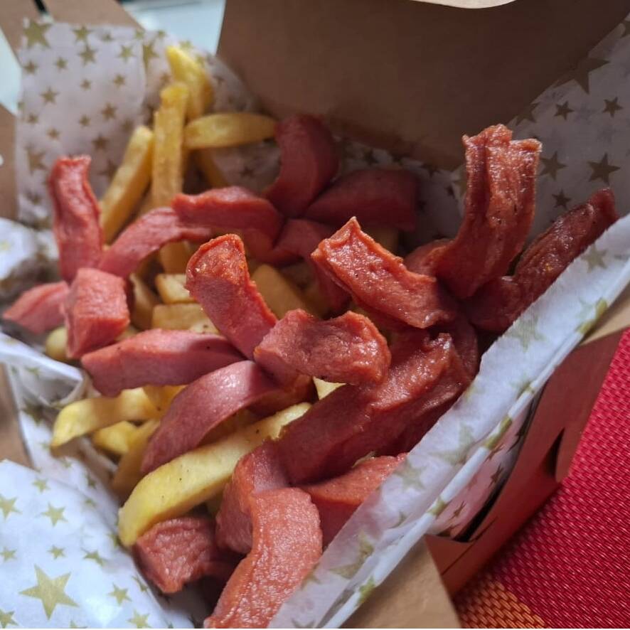 Papas a la Francesa con Salchipulpos